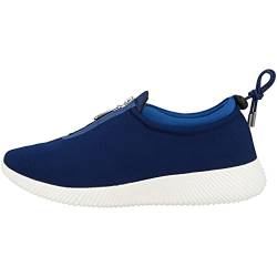 chung shi Damen Duxfree Aruba Schlüpfschuh mit Reißverschluss, Blau, 38 EU von Chung Shi