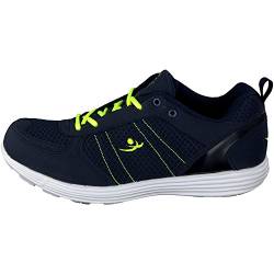 chung shi Herren Duxfree Nassau Schnürhalbschuhe, Navy/Lime, 45 EU von Chung Shi