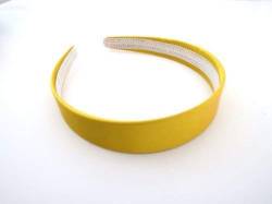 2.5 CM Breit Satin Kopfband Haarband Alice Band Flexibel - Gelb von Ci Ci