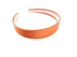2.5 CM Breit Satin Kopfband Haarband Alice Band Flexibel - Orange von Ci Ci