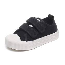 Cicilin Sneaker, Unisex, Kinder, Segeltuch, für Baby, Jungen, Mädchen, Sportschule, für Unisex und Kinder, Schwarz, 23 EU von Cicilin