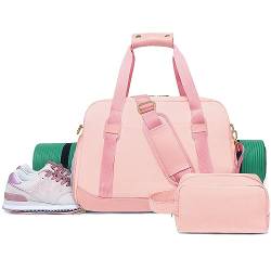 Sport-Turnbeutel für Damen, Sporttasche, Workout-Taschen mit Schuhfach und Nassfach, kleine Damen-Turnbeutel, A-rosa von Cico Rider