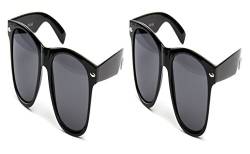 Ciffre 2 er Set Partybrille Sonnenbrillen Brillen Sonnenbrille Schwarz Dunkle Glässer von Ciffre
