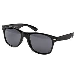 Ciffre EL-Sunprotect® Nerdbrille Brille Nerd Sonnenbrille Streber Hornbrille Schwarz von Ciffre