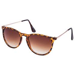 Ciffre EL-Sunprotect Classic Optik Sonnenbrille - UV400 Brille Premium Qualität - Leopard Look Braune Glässer von Ciffre