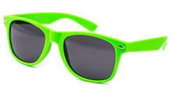 Ciffre Sonnenbrille Nerd Nerd Nerdbrille Stil Retro Vintage Unisex Brille - Neon Green Matt von Ciffre