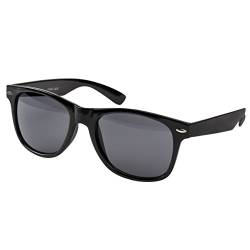 Ciffre Sonnenbrille Nerdbrille Nerd Retro Look Brille Pilotenbrille Vintage Look - ca. 80 verschiedene Modelle Schwarz Classic von Ciffre