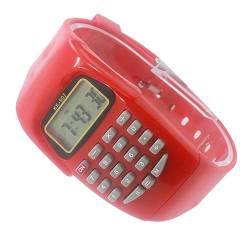 Ciieeo 2st Digitaluhr Für Kinder Armbanduhr m Dchen Kinderuhren Für Jungen Im Alter Von 5-7 Jahren Taschenrechner Armbanduhr Rechenuhr Für Kinder Handgelenk Fräulein Schlüsselanhänger von Ciieeo