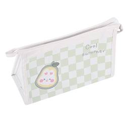 Ciieeo Pu-federmäppchen Organizer Für Büromaterial Münzbeutel Organisator des College-büros Student-pu-Tasche Beutel Für Pinselstifte Make-up-pinselhalter Reisen Mädchen Bleistifthalter von Ciieeo