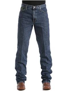 Cinch Herren Big and Tall Green Label Original Fit Jeans, Dark Stonewash, 34W x 38L, Dunkel Stonewash, 34W / 38L von Cinch