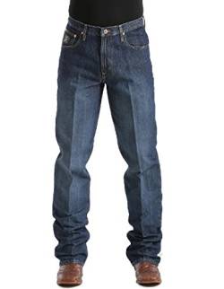 Cinch Herren Black Label Loose Fit Jeans, Dark Stone, 34W / 38L von Cinch