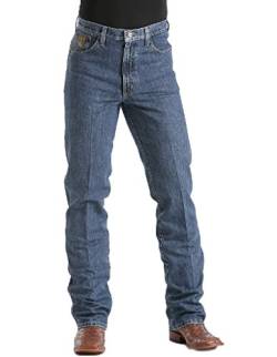 Cinch Herren Jeans Bronze Label Slim Fit - Blau - 38W / 30L von Cinch