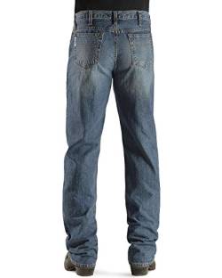 Cinch Men's White Label Relaxed Fit Jean, Medium Stone Wash, 33W x 36L von Cinch