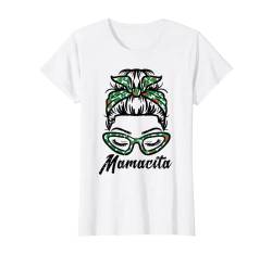 Hairbun Mamacita Mexican Party Fiesta Cinco De Mayo Damen T-Shirt von Cinco De Mayo Shirts Women Men Kids Mexican Gifts