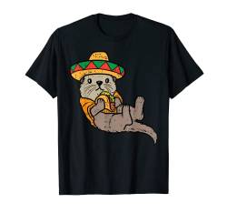 Mexican Otter Sombrero Taco Cinco De Mayo Fiesta Animal T-Shirt von Cinco De Mayo Shirts Women Men Kids Mexican Gifts