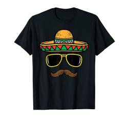 Sombrero Face Cinco De Mayo mexikanische Fiesta Party Kinder Jungen T-Shirt von Cinco De Mayo Shirts Women Men Kids Mexican Gifts
