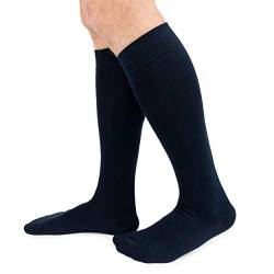 Ciocca - 6 Paar Socken für Männer - Lange, Warme, Strapazierfähige, Herrensocken, Aus gezwirnter Baumwolle, 2 Größen, Anthrazitfarben [450W_085_II_6] von Ciocca