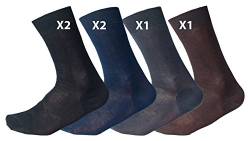 Ciocca Kurzen Socken 100% Filo Scozia Glatt - 6 Paar [310/1_025_105_6] von Ciocca