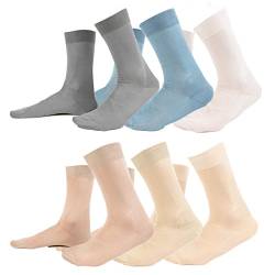 Ciocca Kurzen Socken 100% Filo Scozia Glatt - 6 Paar [310/1_095_115_6] von Ciocca