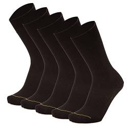 Ciocca kurze halblange Socken klassische Rippe, mittelschwere Baumwolle - 5 Paar - verstärkte Spitze - MADE IN ITALY [150/1W_020_42/44_5] von Ciocca