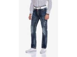 Bequeme Jeans CIPO & BAXX Gr. 30, Länge 34, blau Herren Jeans von Cipo & Baxx