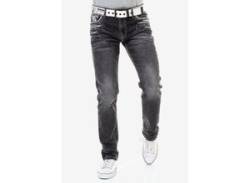 Bequeme Jeans CIPO & BAXX Gr. 30, Länge 34, schwarz Herren Jeans 5-Pocket-Jeans von Cipo & Baxx