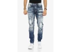 Bequeme Jeans CIPO & BAXX Gr. 31, Länge 32, blau Herren Jeans von Cipo & Baxx