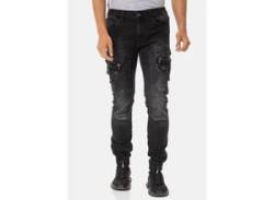 Bequeme Jeans CIPO & BAXX Gr. 32, Länge 34, schwarz Herren Jeans von Cipo & Baxx