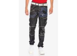 Bequeme Jeans CIPO & BAXX Gr. 34, Länge 32, blau Herren Jeans von Cipo & Baxx