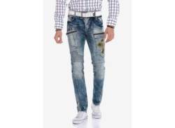 Bequeme Jeans CIPO & BAXX Gr. 36, Länge 32, blau (blau, mehrfarbig) Herren Jeans von Cipo & Baxx