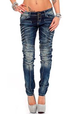 Cipo & Baxx Damen Jeans WD255-bans W30/L32 von Cipo & Baxx