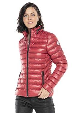 Cipo & Baxx Damen Steppjacke Leicht Glänzend Jacke Outdoor Daunenjacke Rot S von Cipo & Baxx