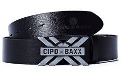 Cipo & Baxx Herren Gürtel CG147-bans Schwarz 90cm x 3,8cm von Cipo & Baxx