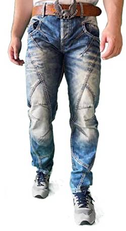 Cipo & Baxx Herren Jeans C-0894 Blue/blau Größe 31W / 34L von Cipo & Baxx