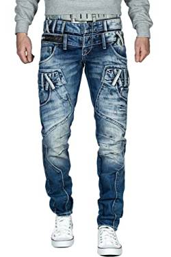 Cipo & Baxx Herren Jeans CD466-bans Blau W30/L32 von Cipo & Baxx