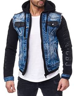 Cipo & Baxx Herren Jeans Jacke CJ154-bans Blau L von Cipo & Baxx