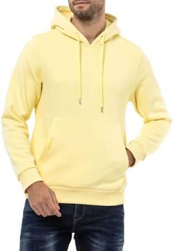 Cipo & Baxx Herren Kapuzenpullover Basic Hoodie Premium Sweatshirt Sweater CL557 Gelb XXL von Cipo & Baxx