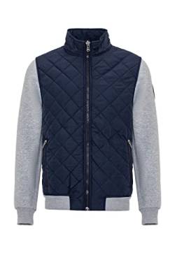 Cipo & Baxx Herren Übergangsjacke Steppjacke Sweat Rautenmuster Jacke CJ295 Dunkelblau L von Cipo & Baxx