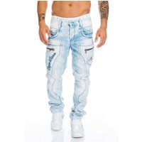 Cipo & Baxx Regular-fit-Jeans Herren Jeans BJ272 Hose mit stylischem Nahtdesign von Cipo & Baxx