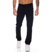 Cipo & Baxx Slim-fit-Jeans Herren Jeans Hose im basic Look mit dezenten dicken Nähten Elastisches Material für angenehmen Tragekomfort von Cipo & Baxx