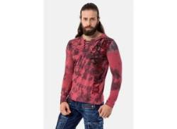 Langarmshirt CIPO & BAXX Gr. L, rot Herren Shirts Langarm von Cipo & Baxx