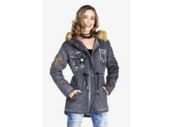 Outdoorjacke CIPO & BAXX Gr. S, grau (anthrazit) Damen Jacken Outdoorjacken von Cipo & Baxx