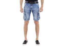 Shorts CIPO & BAXX Gr. 30, US-Größen, blau (blau, weiß) Herren Hosen Shorts von Cipo & Baxx