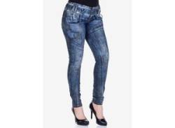 Slim-fit-Jeans CIPO & BAXX Gr. 25, Länge 32, blau (dunkelblau) Damen Jeans Röhrenjeans von Cipo & Baxx