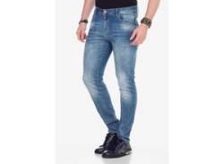 Slim-fit-Jeans CIPO & BAXX Gr. 29, Länge 32, blau Herren Jeans Slim Fit von Cipo & Baxx