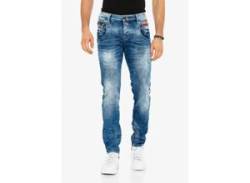 Slim-fit-Jeans CIPO & BAXX Gr. 29, Länge 32, blau Herren Jeans Slim Fit von Cipo & Baxx