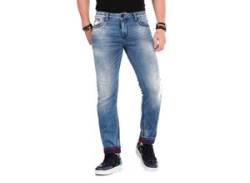 Slim-fit-Jeans CIPO & BAXX Gr. 36, Länge 34, blau Herren Jeans Slim Fit von Cipo & Baxx