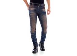 Slim-fit-Jeans CIPO & BAXX Gr. 36, Länge 34, braun Herren Jeans Slim Fit von Cipo & Baxx