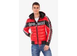 Steppjacke CIPO & BAXX Gr. XL, rot (rot, schwarz) Herren Jacken Steppjacken von Cipo & Baxx