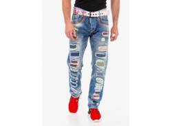 Straight-Jeans CIPO & BAXX Gr. 29, Länge 32, blau Herren Jeans Straight Fit von Cipo & Baxx